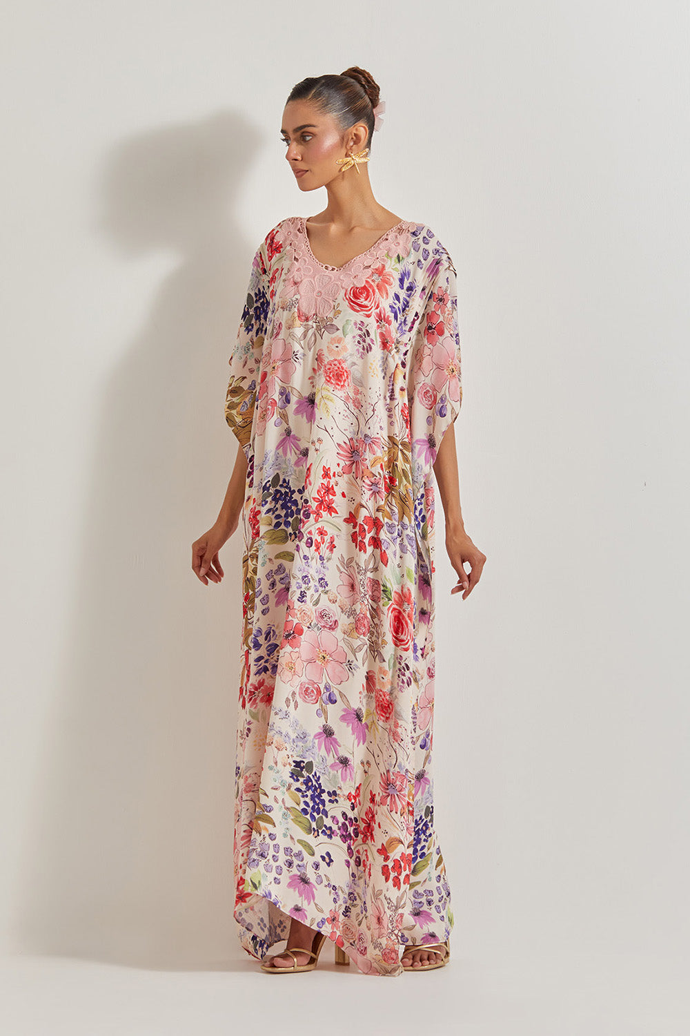 Blooming Burst Kaftan Dress