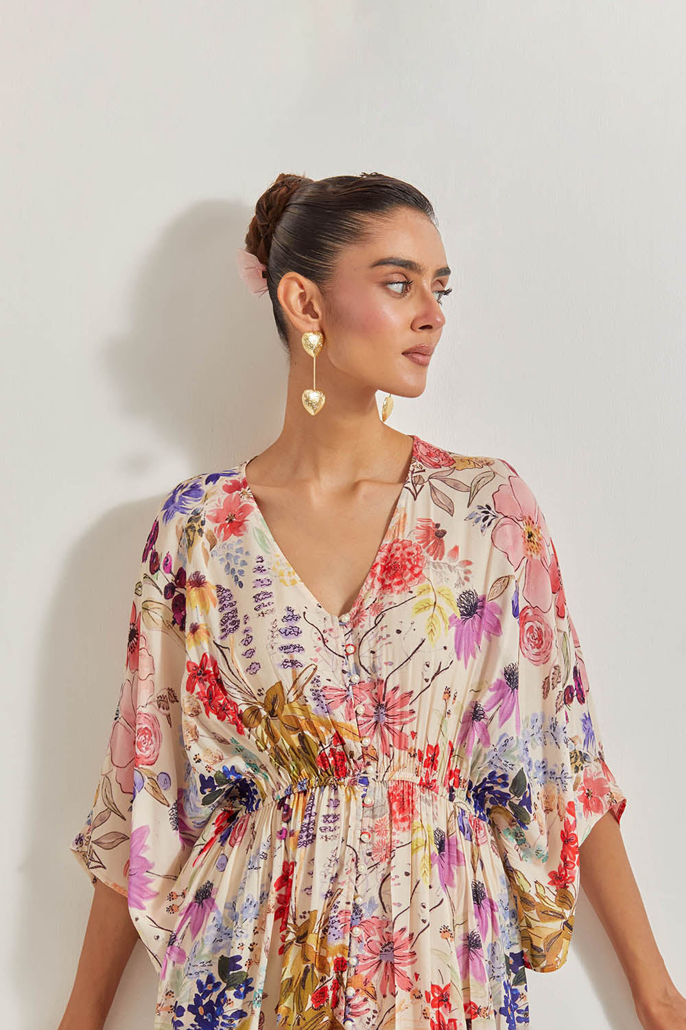 Blooming Burst Rayon Dress