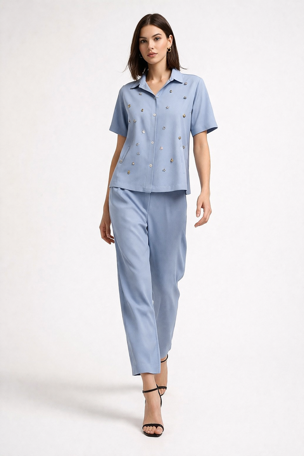 Powder Blue Co-Ord Set