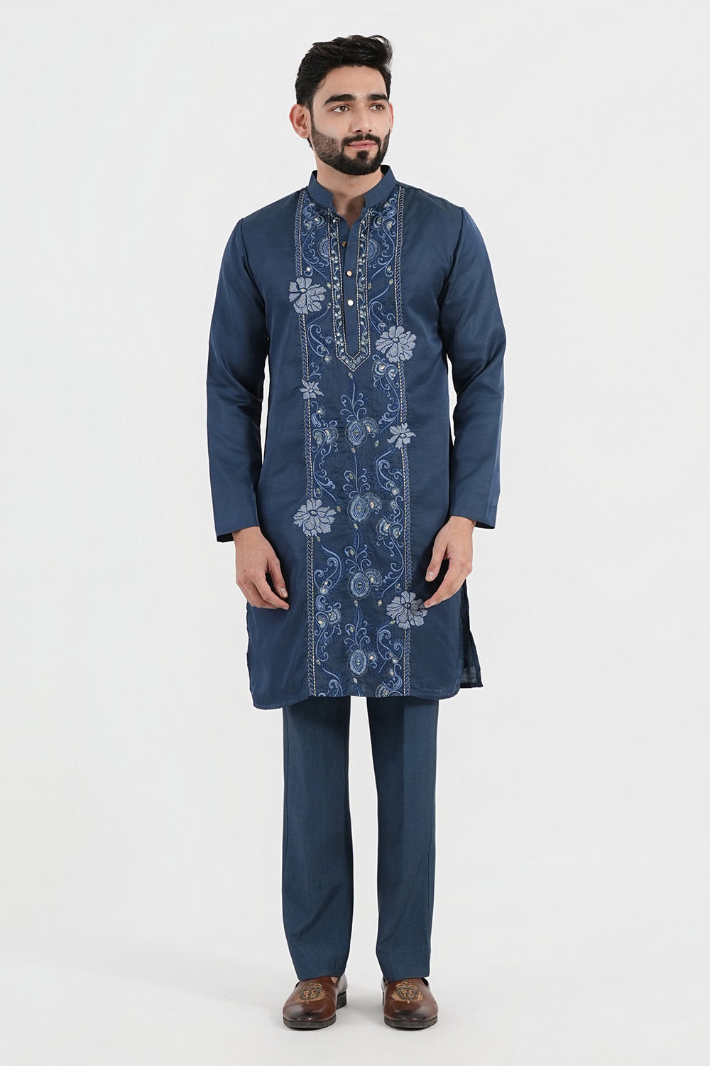 Blue Dahlia Kurta Set