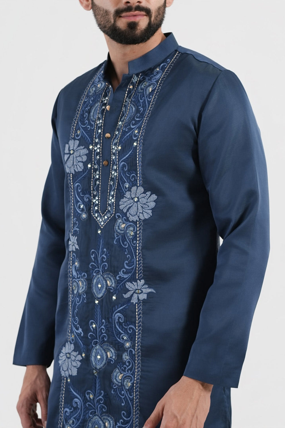Blue Dahlia Kurta Set