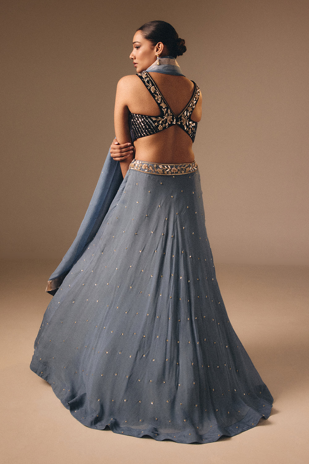 Blue Lehenga Set