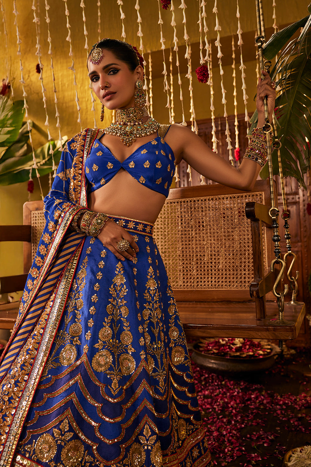 Blue Lehenga Set