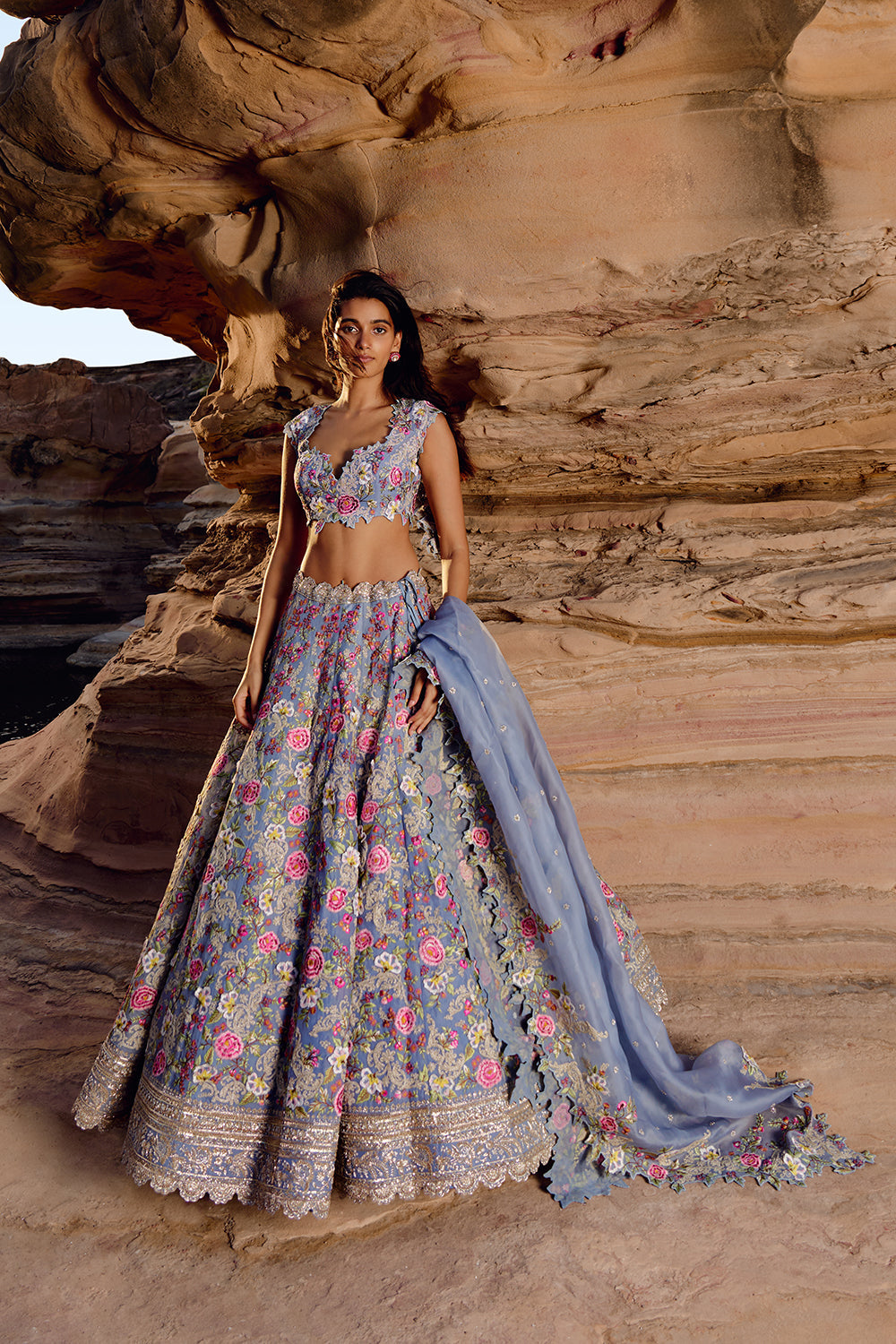 Blue Umang Lehenga Set