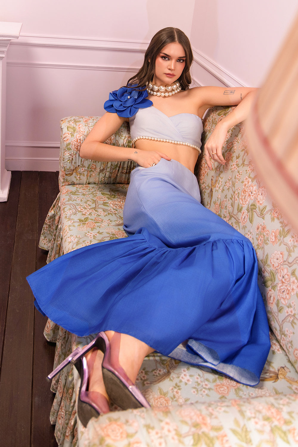 Bluebell Ombre Skirt set