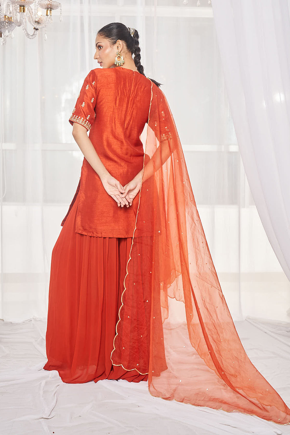 Burnt Orange Pant Set