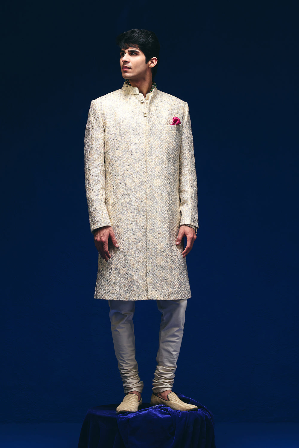 Camellia Achkan Set