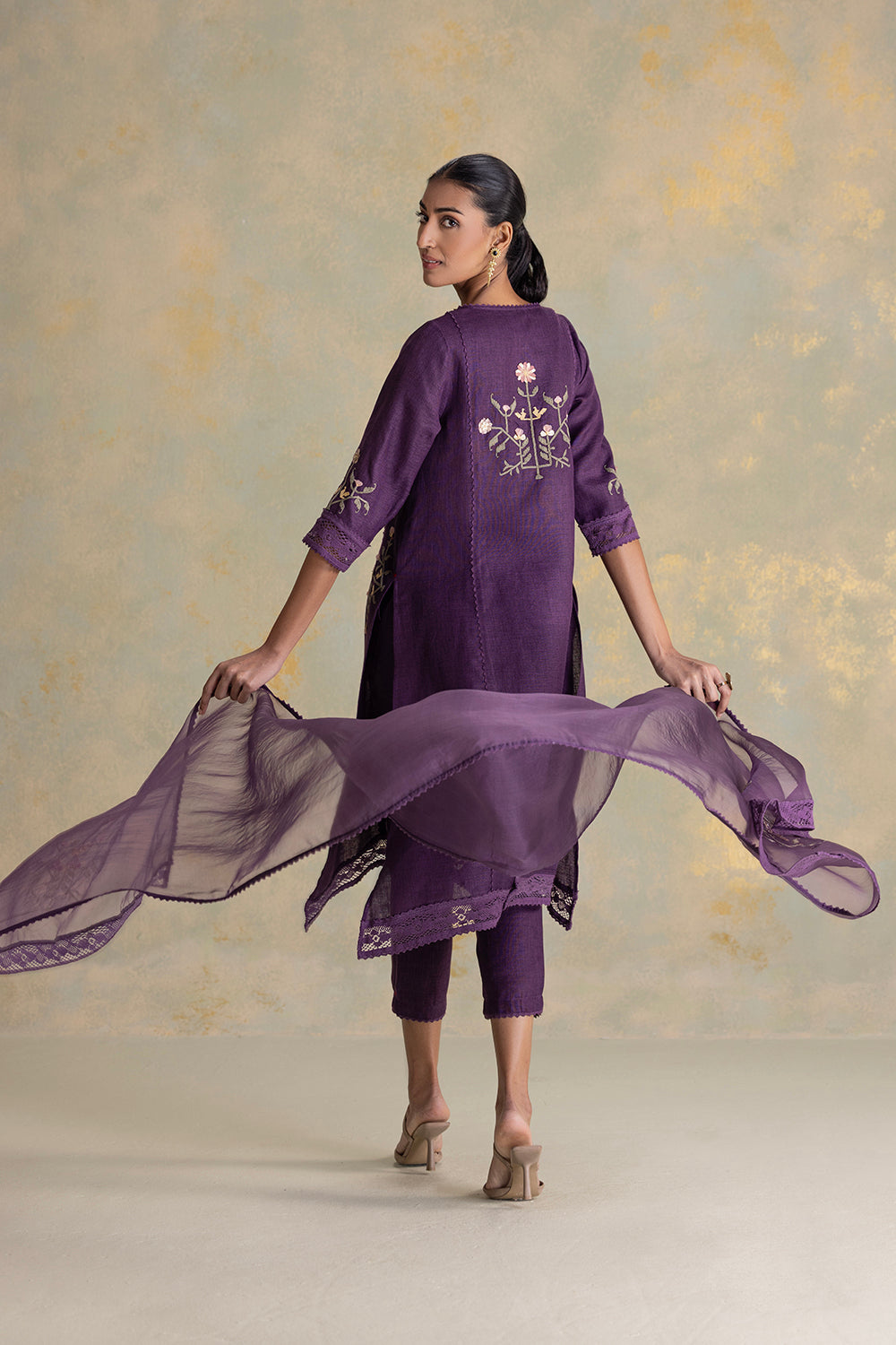 Candlelit Blooms Fly Free Tunic Set