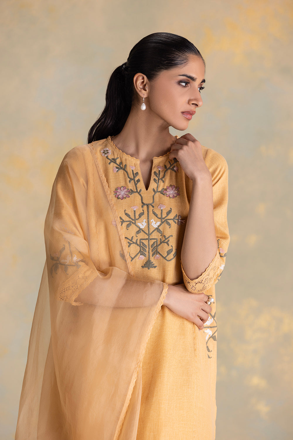 Candlelit Blooms Fly Free Tunic Set