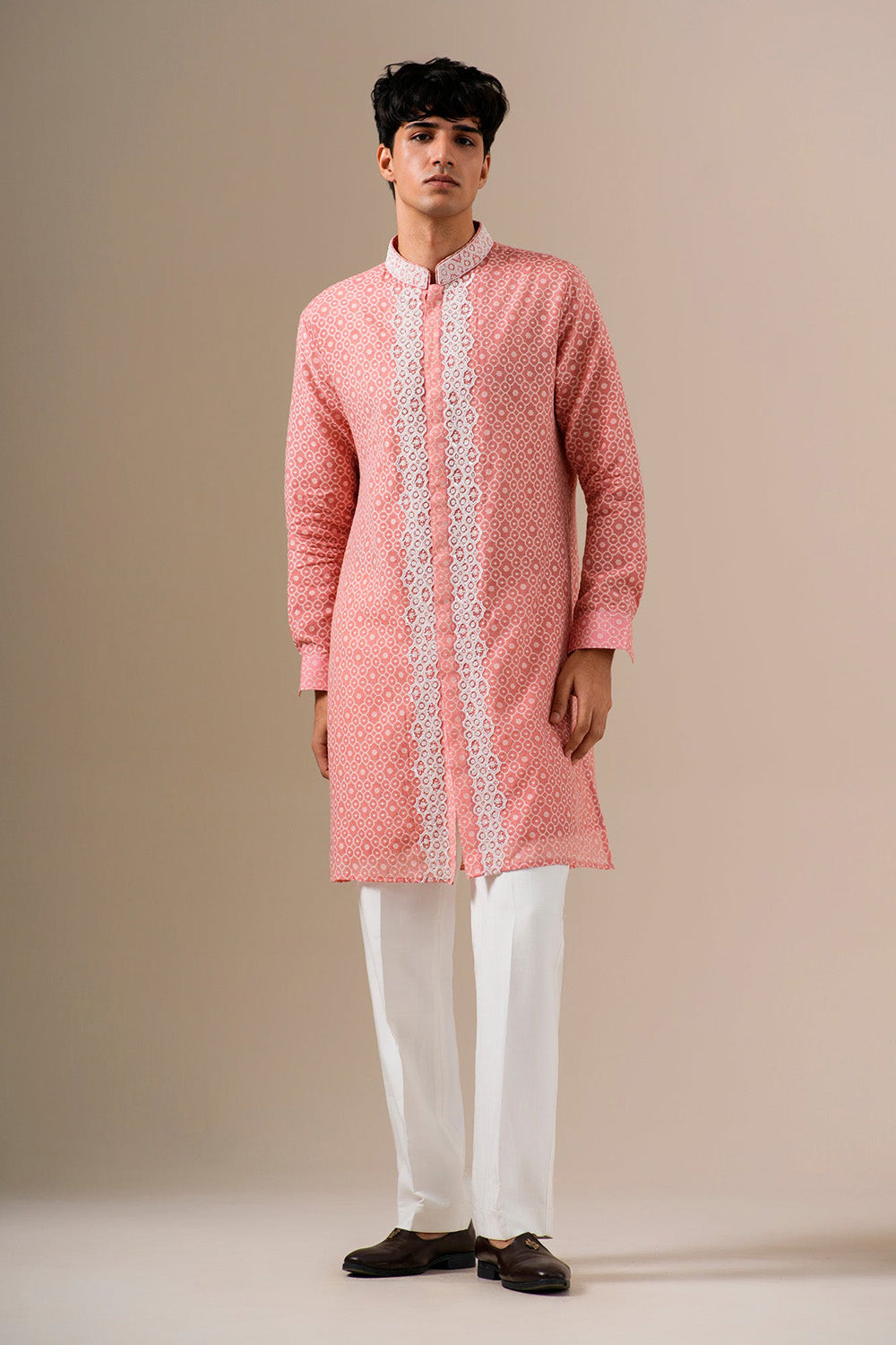 Cerise Glow Kurta Set