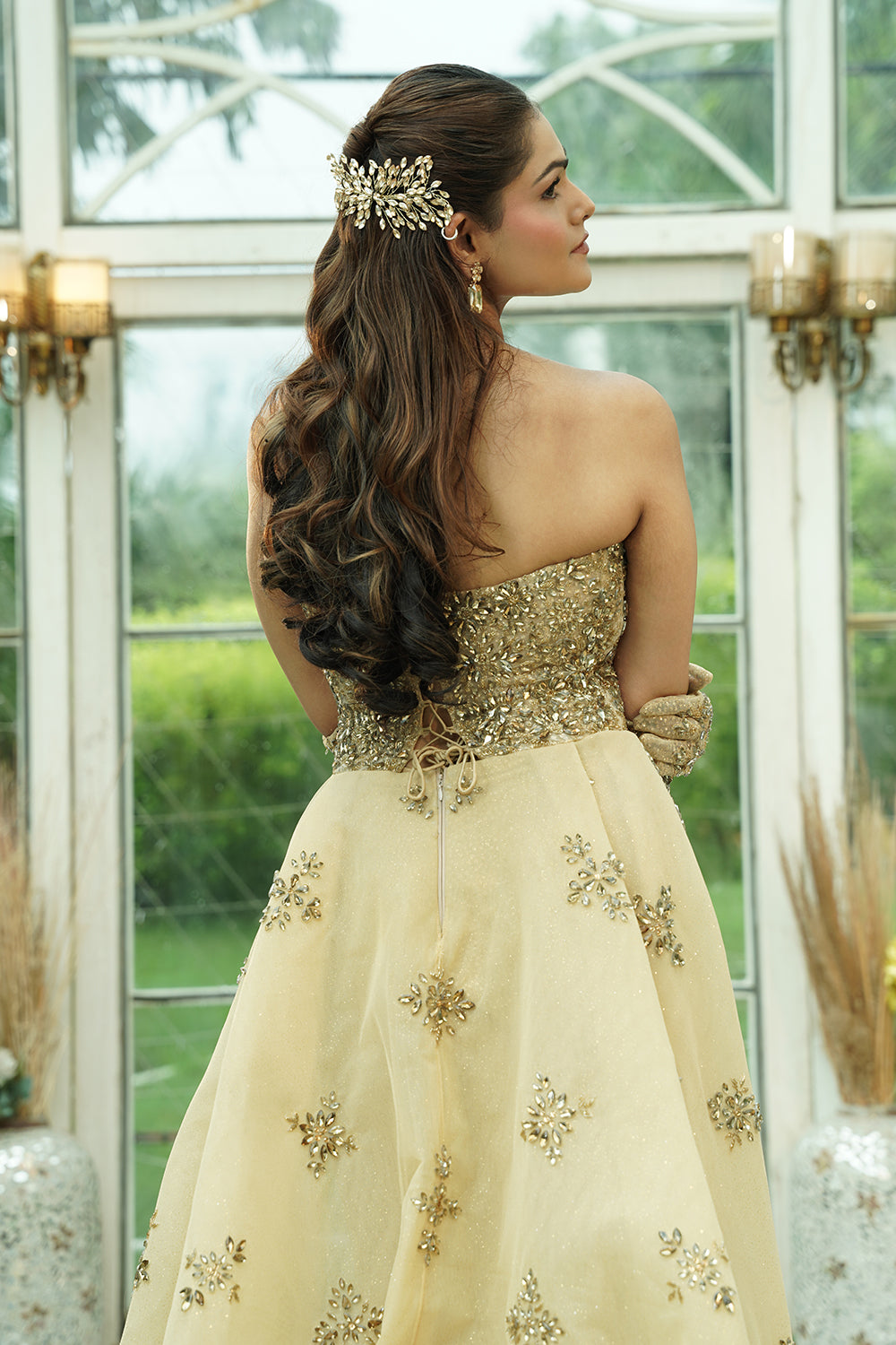 Champagne Crystal Enchantress Gown