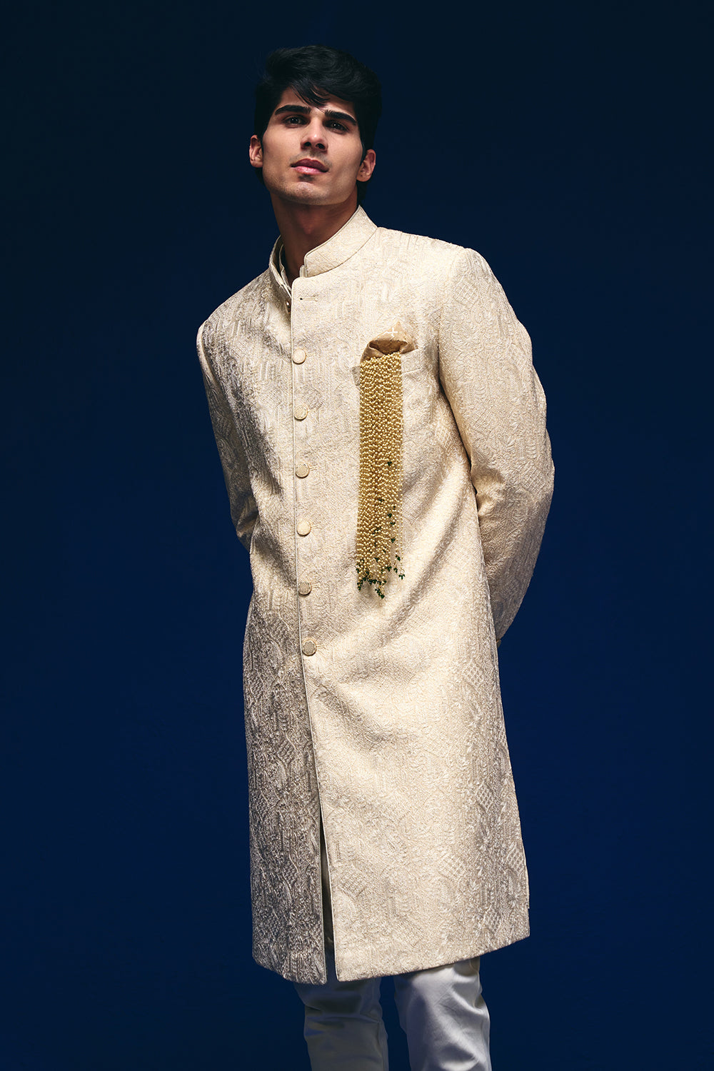 Chintz Achkan Set