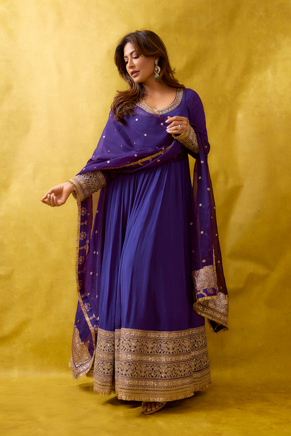 Chitrangada Anarkali Set