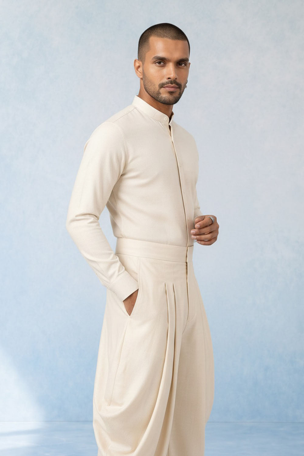 Classic Dhoti Pant - Ciel