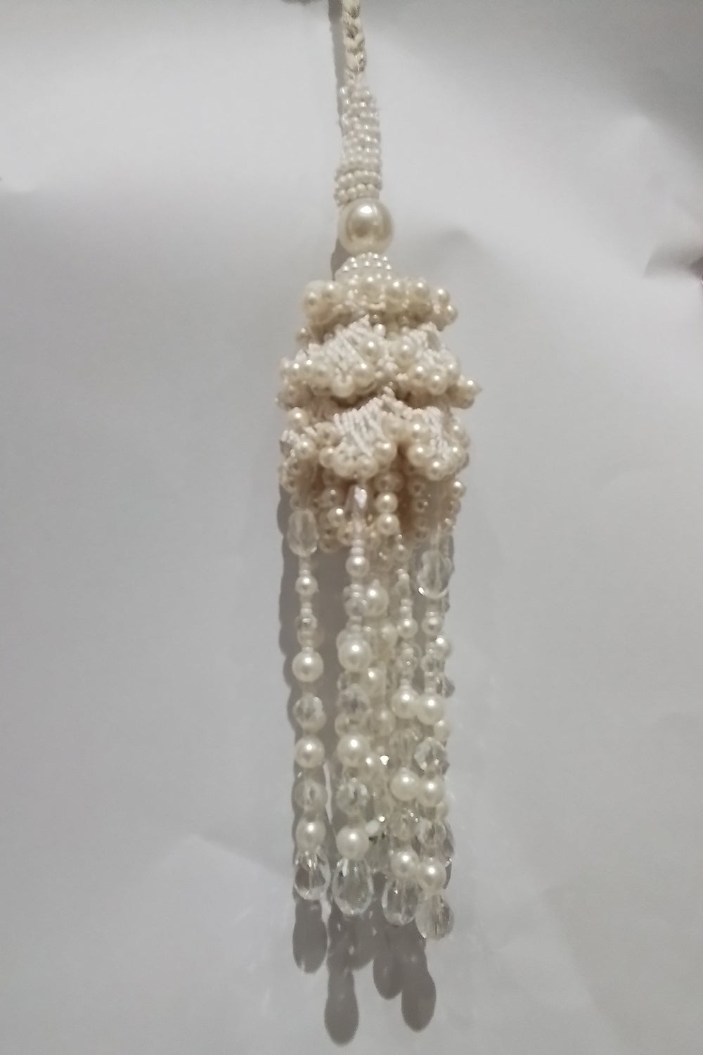 Cream Net Saree