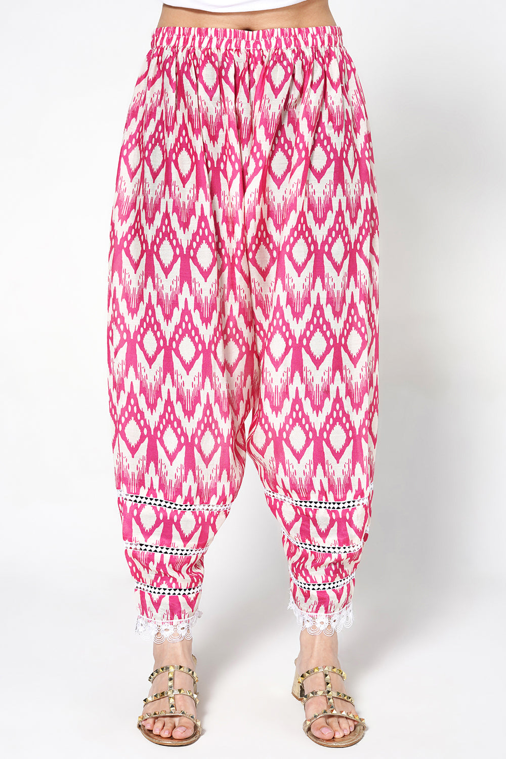Daily Drama Rani Pink Linen Designer Co-Ord Set