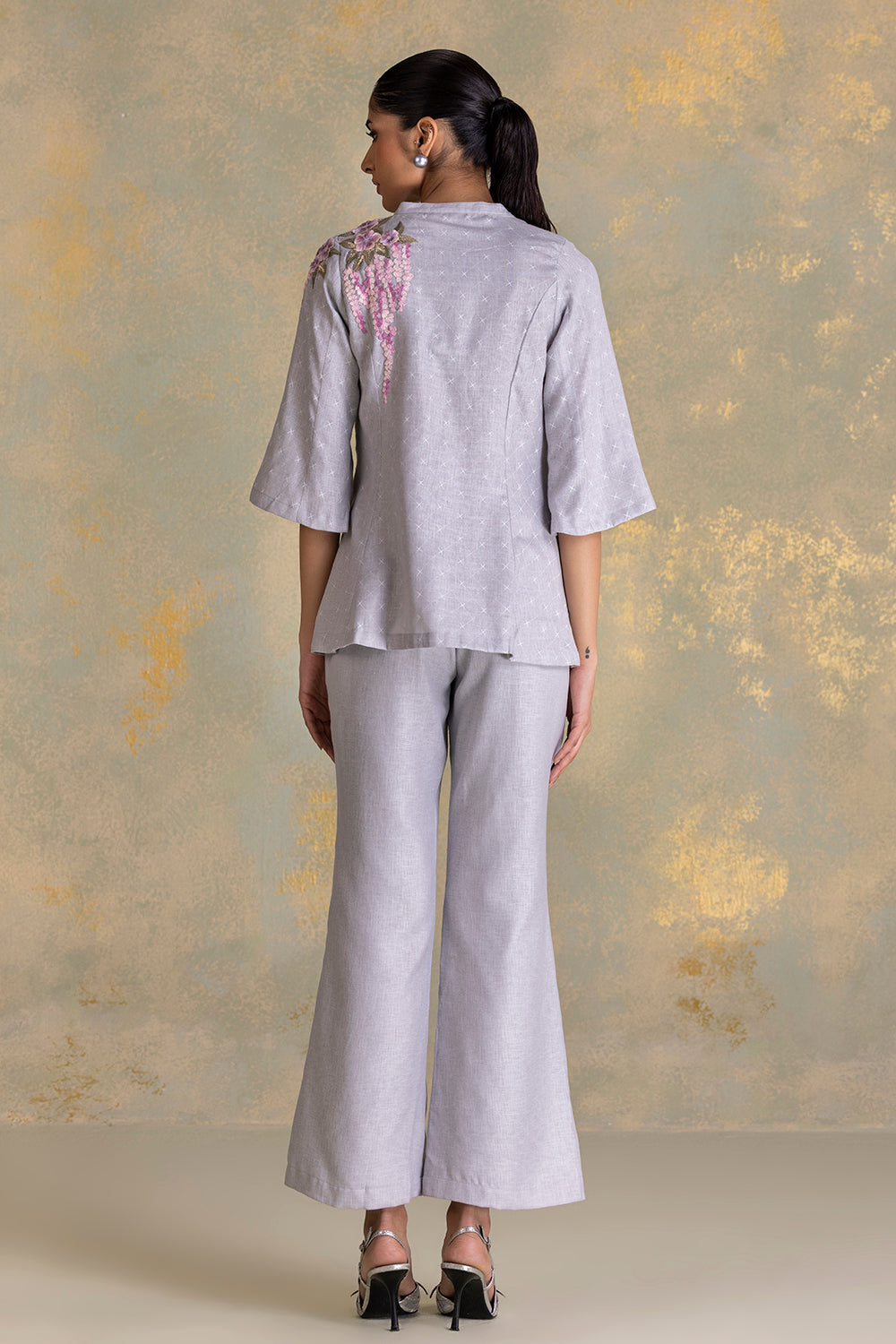 Delfina Peplum Shirt Co-ord