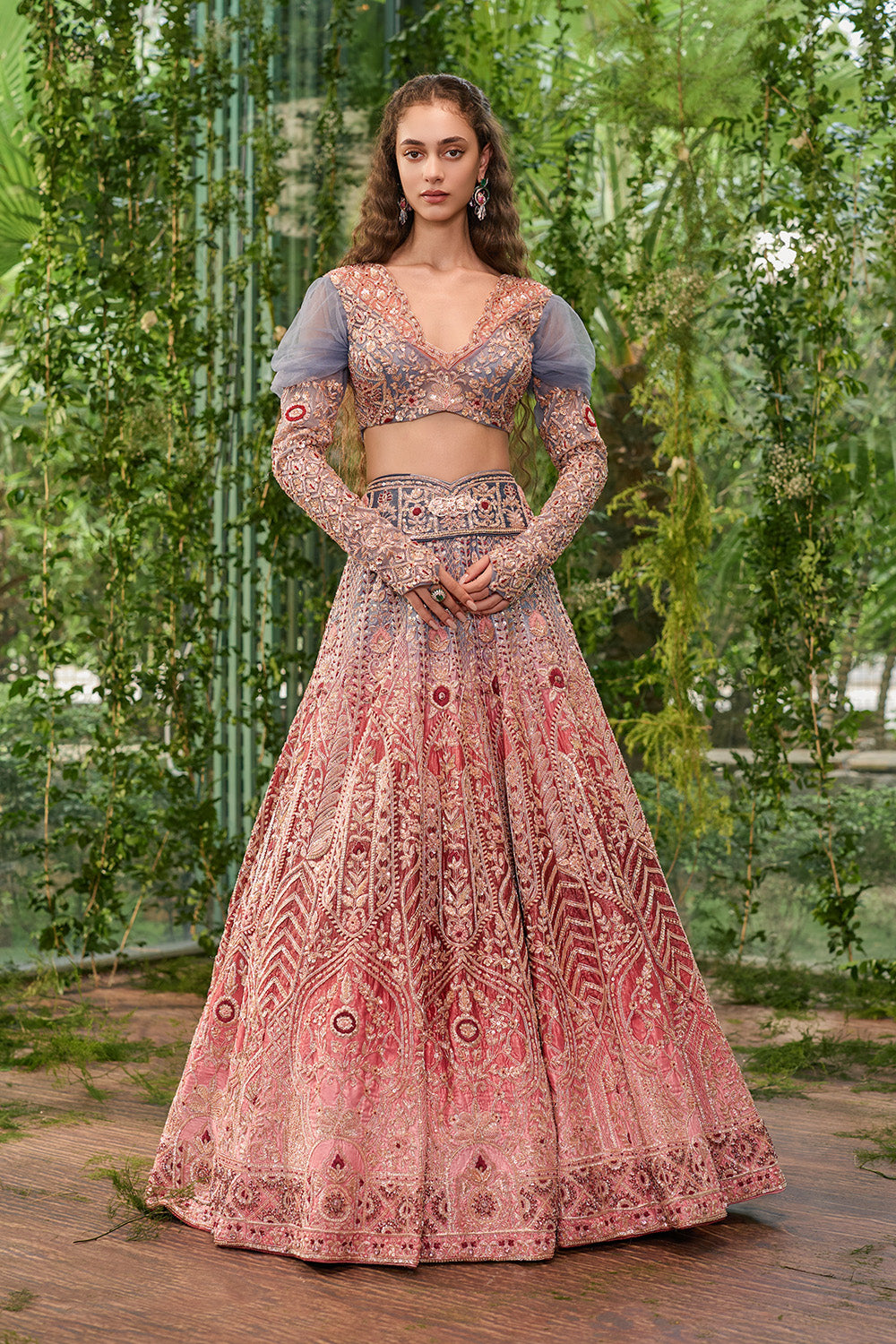 Dwirang- A Tale In Two Hues Lehenga