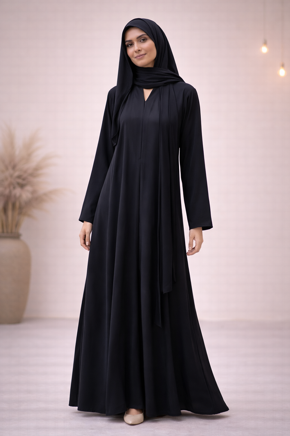 Elegant Black Abaya
