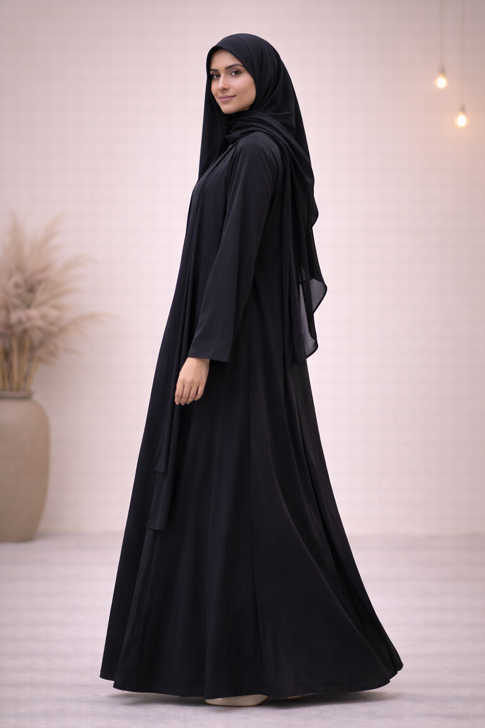 Elegant Black Abaya