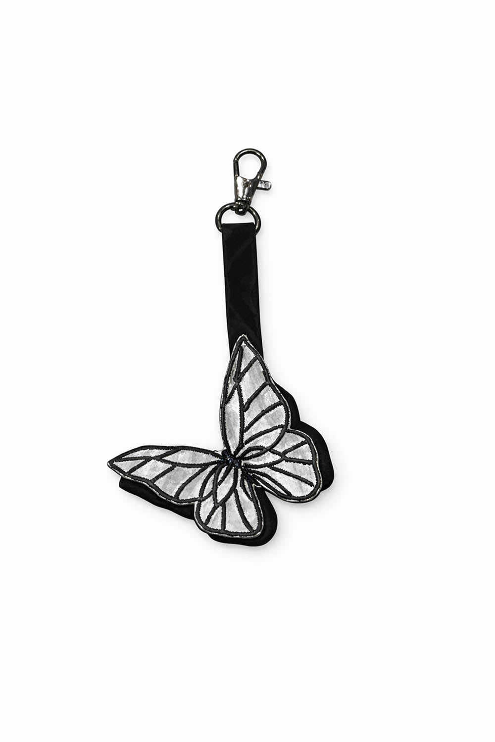 Embroidered Butterfly Charm