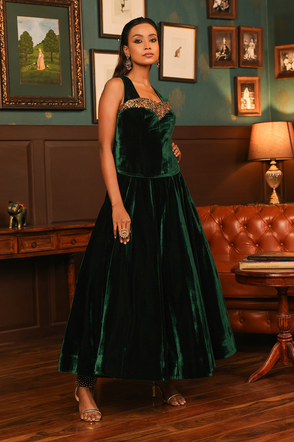 Emerald Corset Kalidar Set