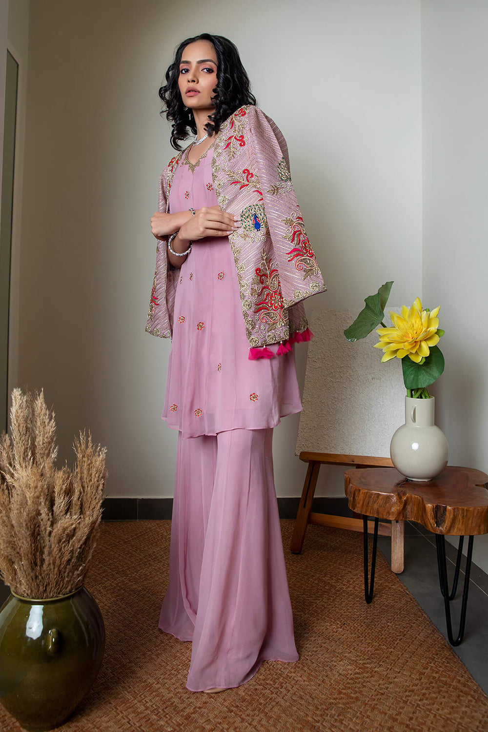 Flare Pants With Jacket