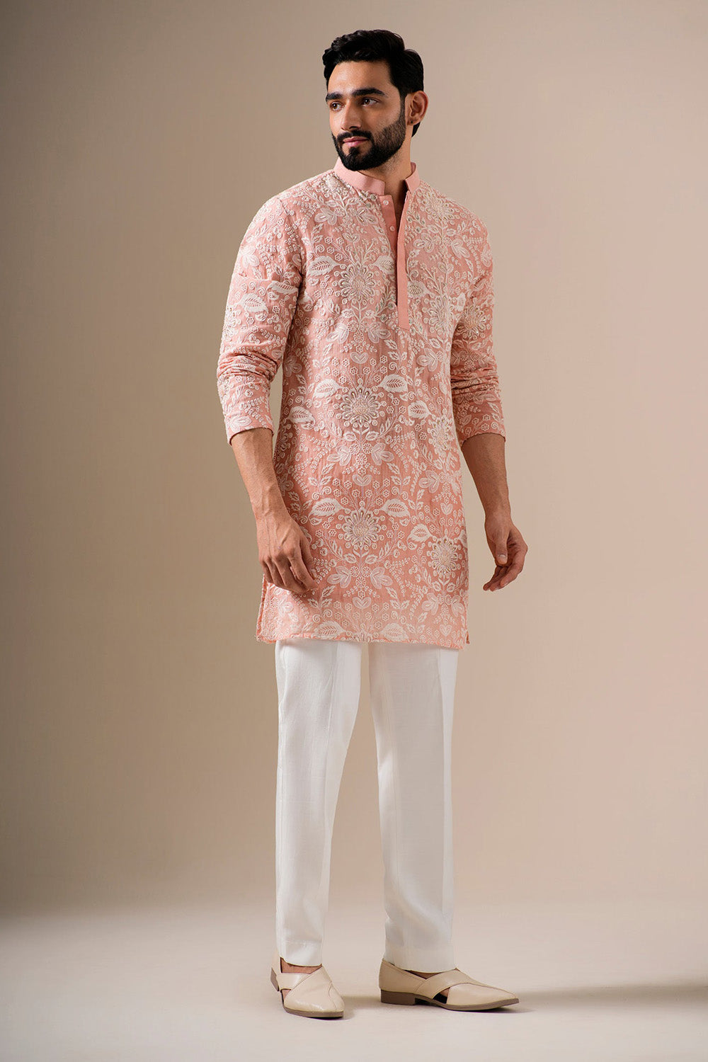 Floral Blush Kurta Set