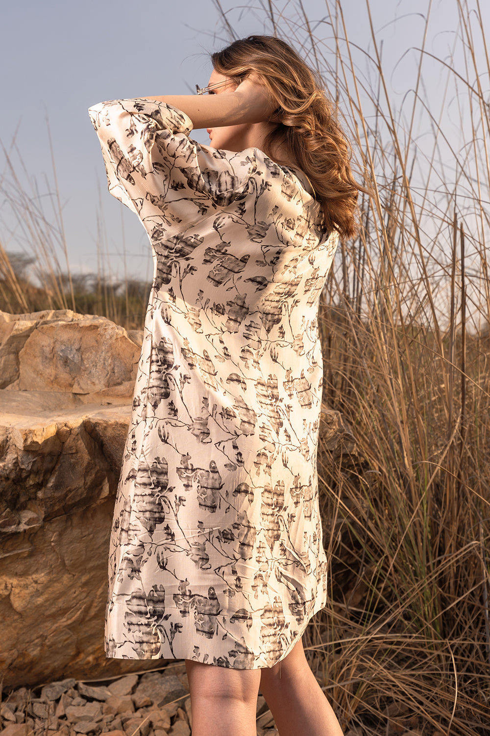 Floral Reverie Kaftan Dress