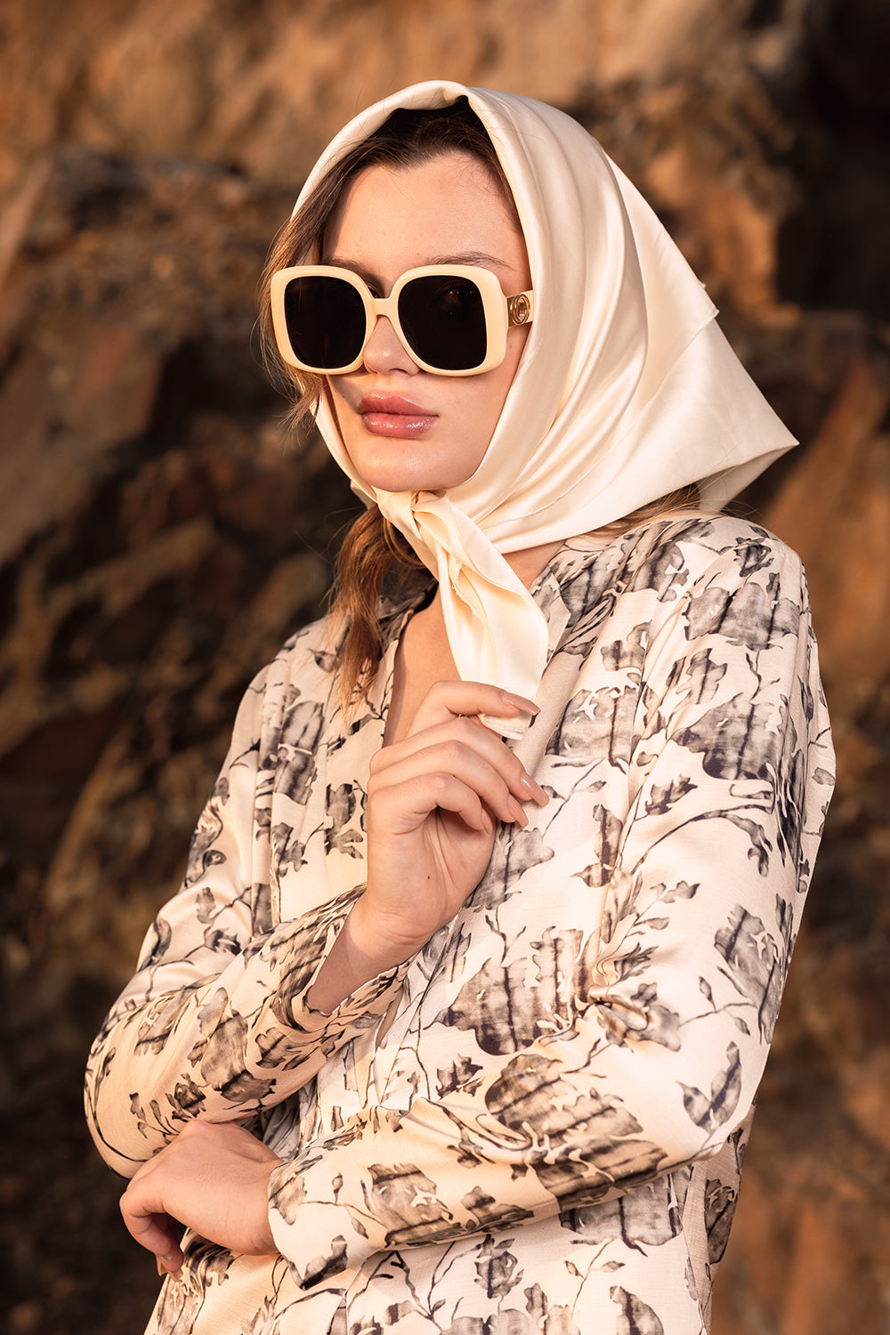 Floral Reverie Long Blazer