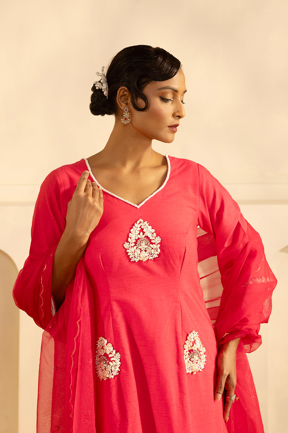 Fuchsia Sharara Set