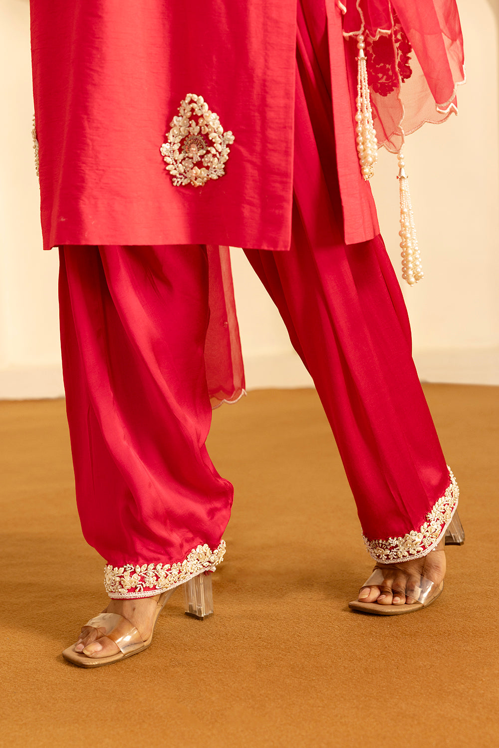 Fuchsia Straight Kurta Set