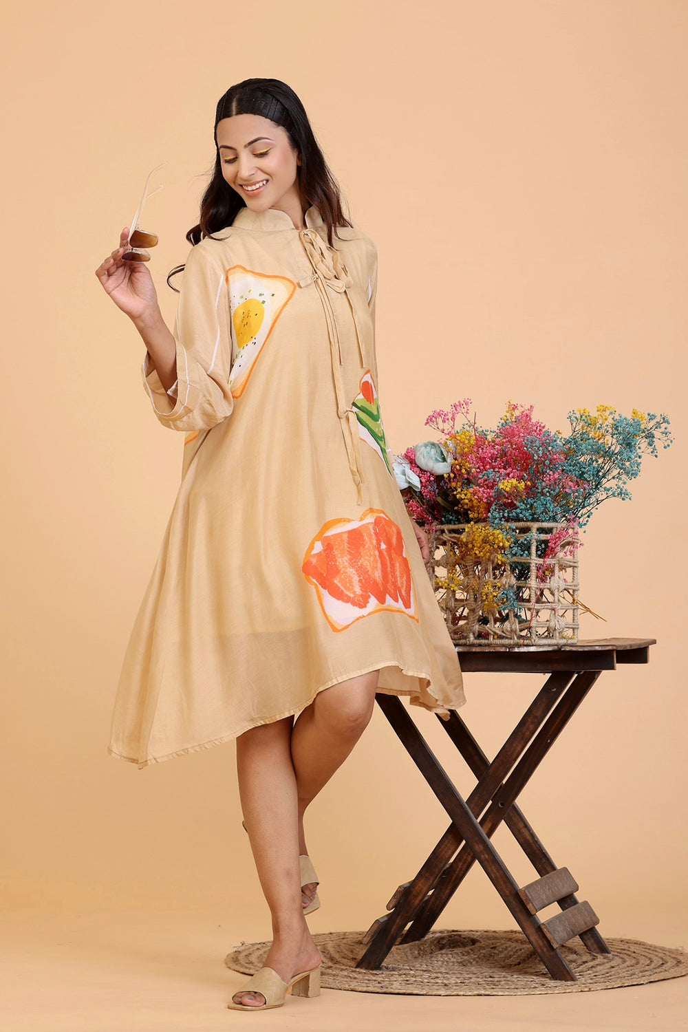 Golden Beige Dress