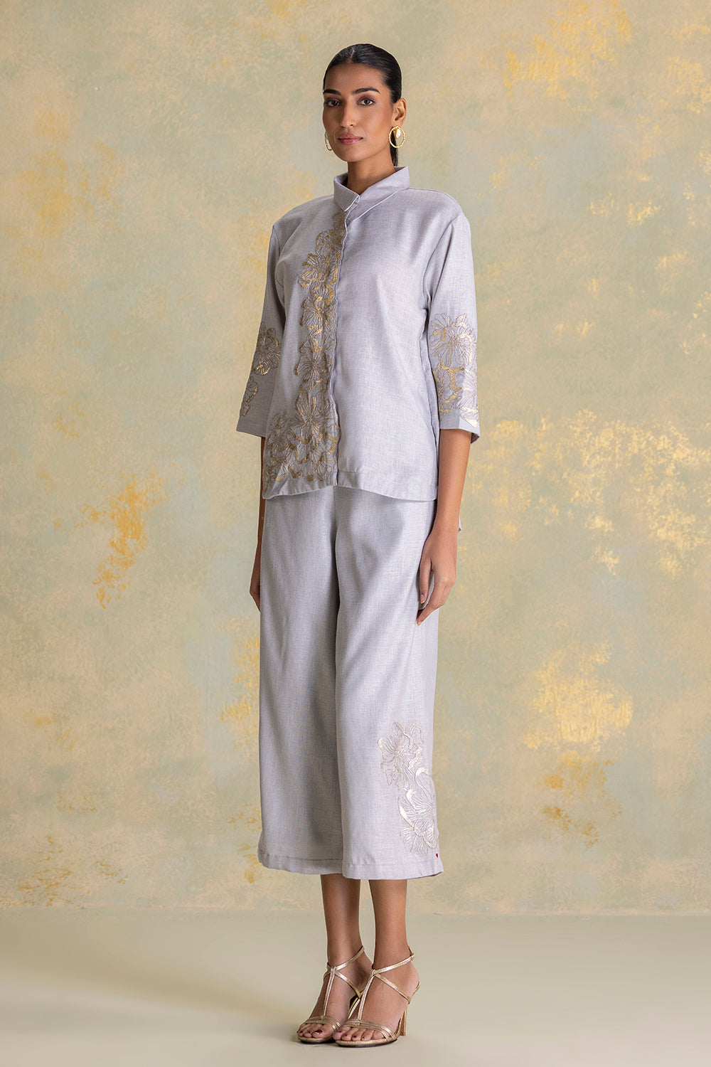 Golden Grace shirt Co-ord