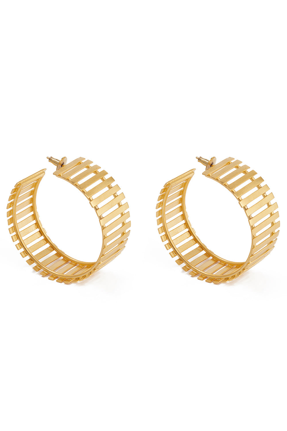 Golden Striped Fence Hoops