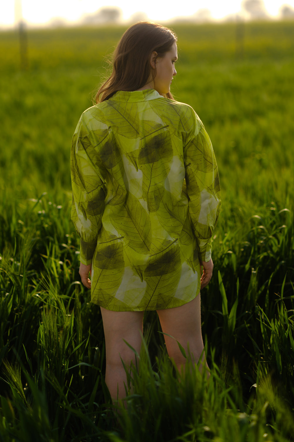 Green Ferns Long Shirt