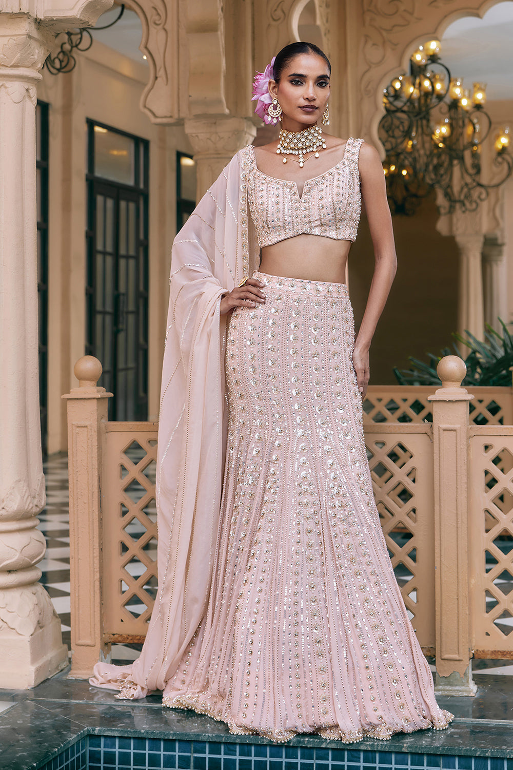 Gul Kamalutsav Lehenga Set