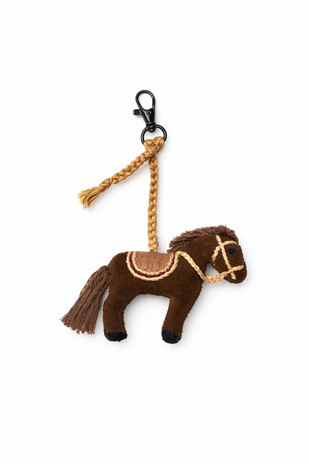 Handcrafted Suede Horse
