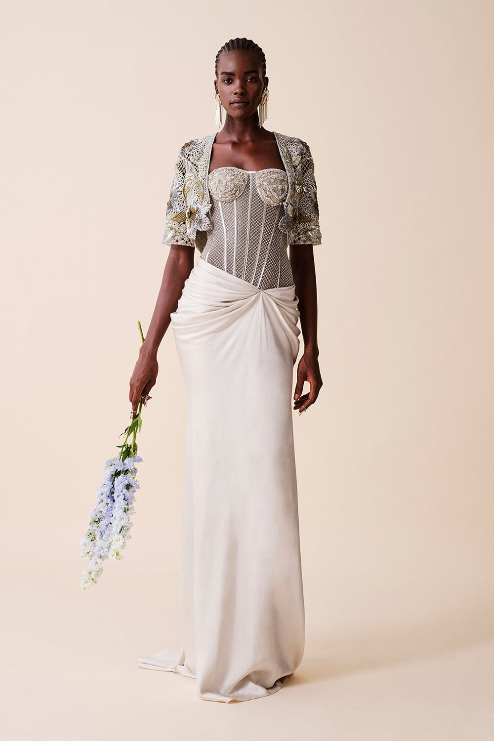 Icicle Corset Dress and Cropped Jacket