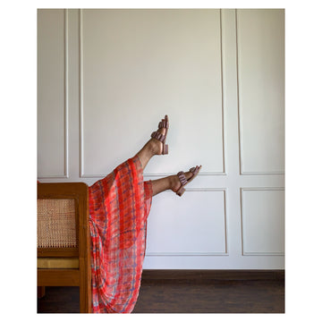 Inara Ruffle Flats - Dusty Peach