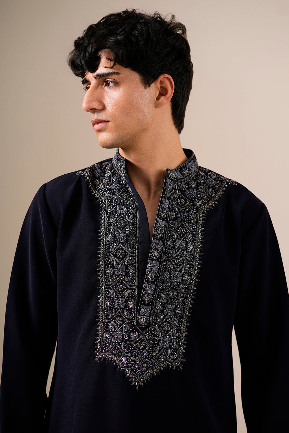 Imperial Noir Kurta Set