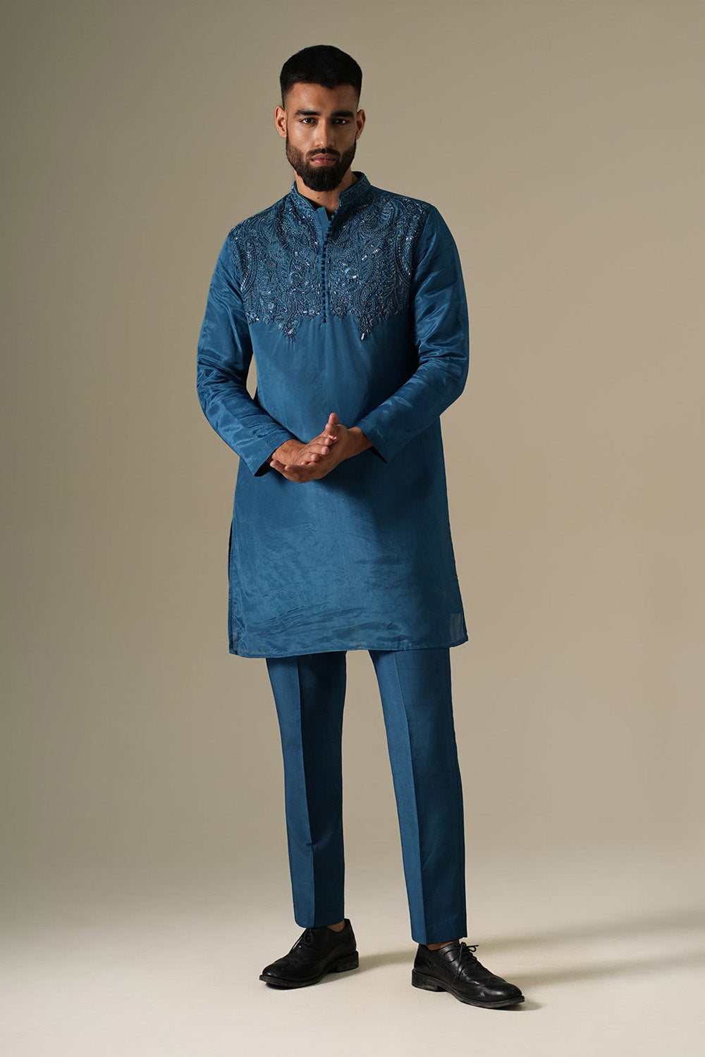Indigo Starlit Kurta Set