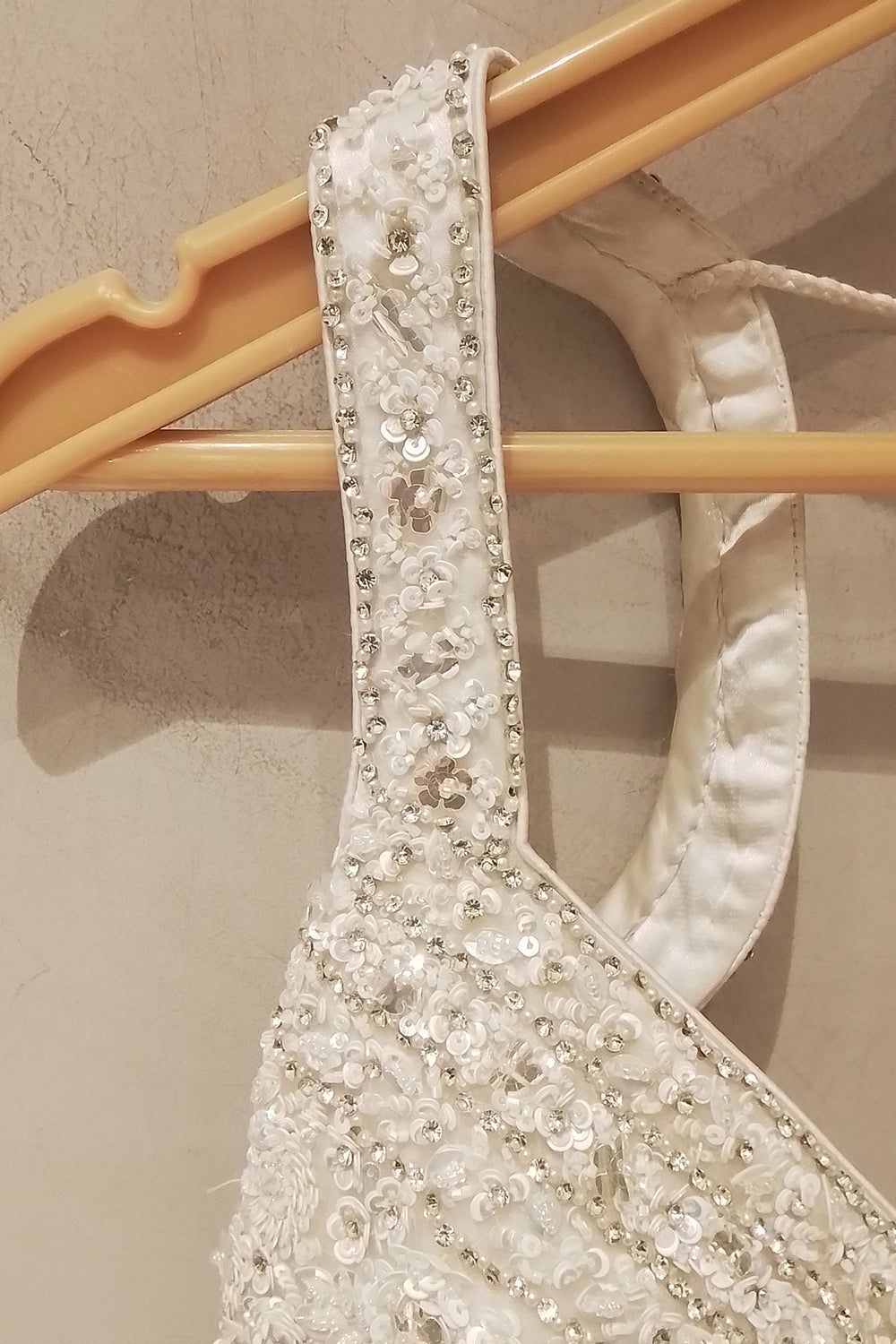 Ivory Georgette Saree