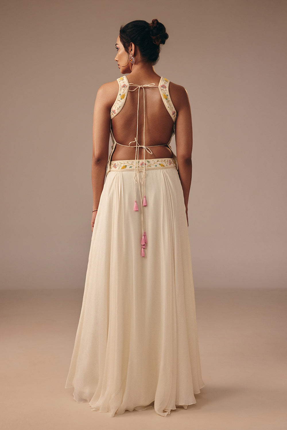 Ivory Skirt Set