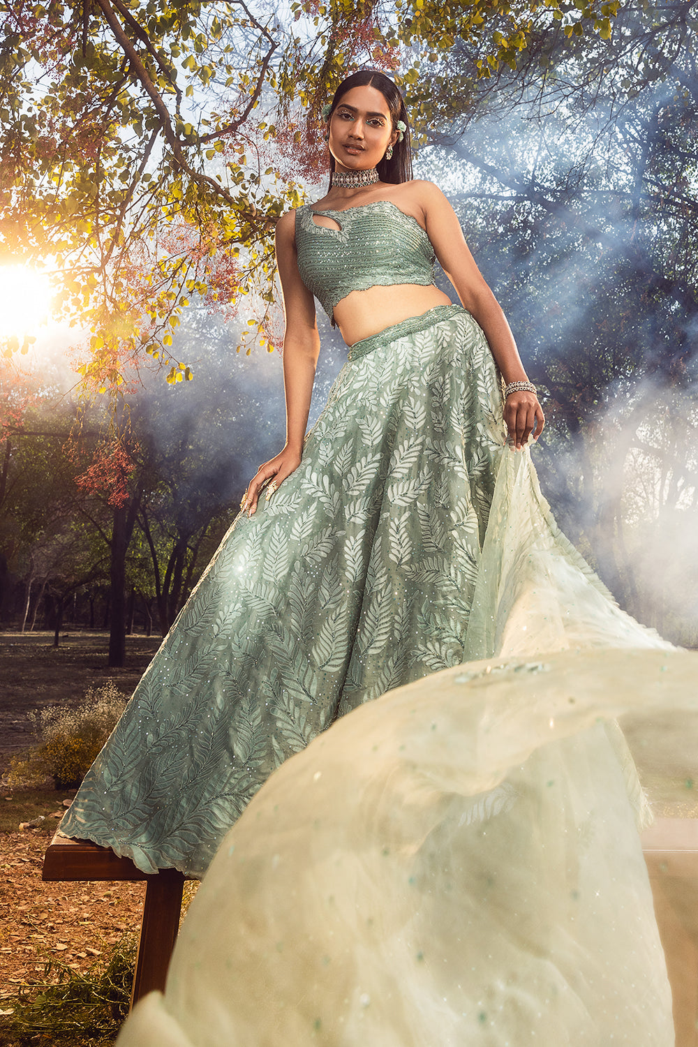 Jade Green Lehenga