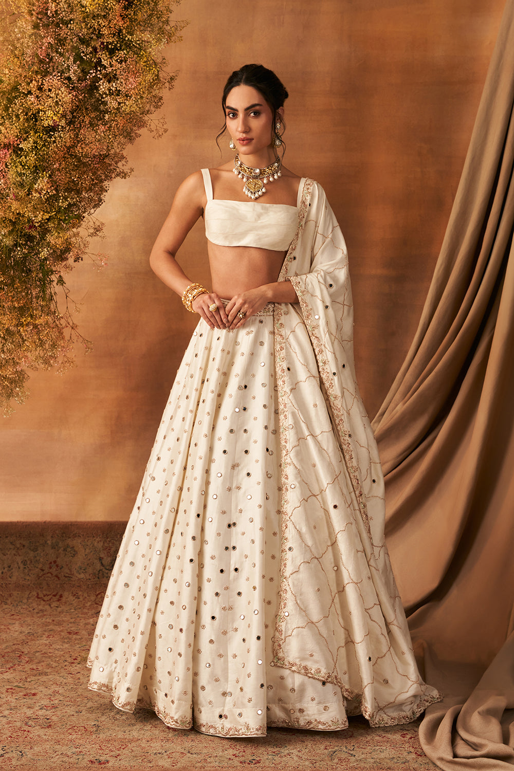 Kabok shine Lehenga set