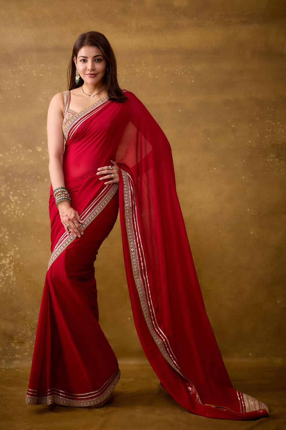 Kajal in Zohra Saree Set