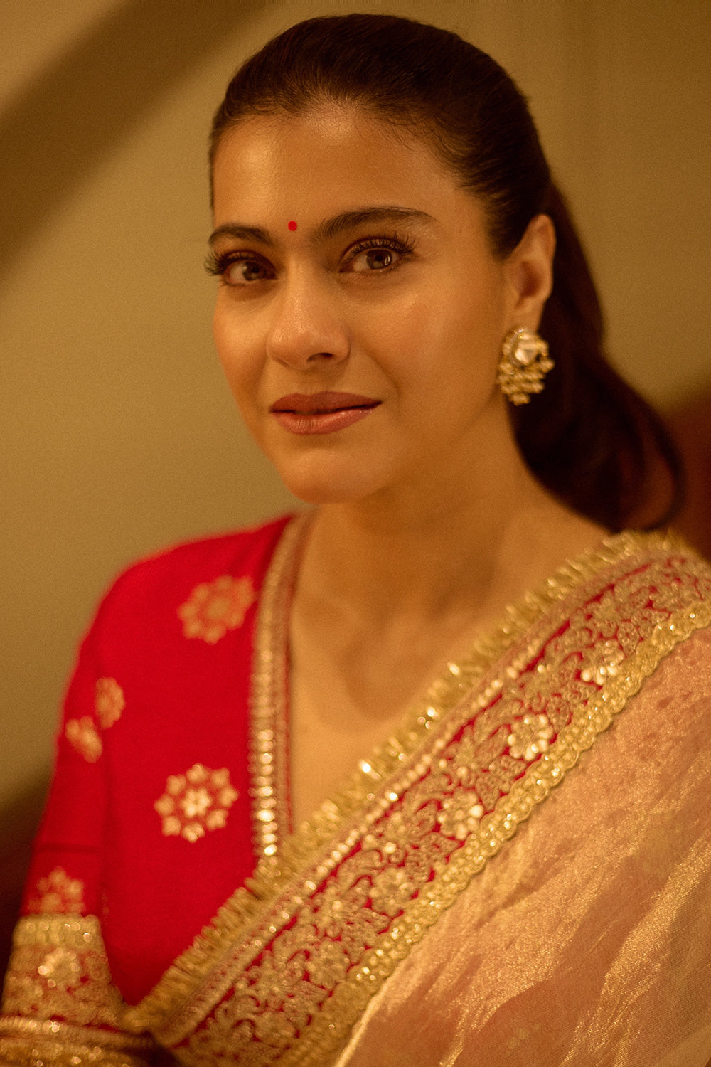 Kajol in Farida Saree Set