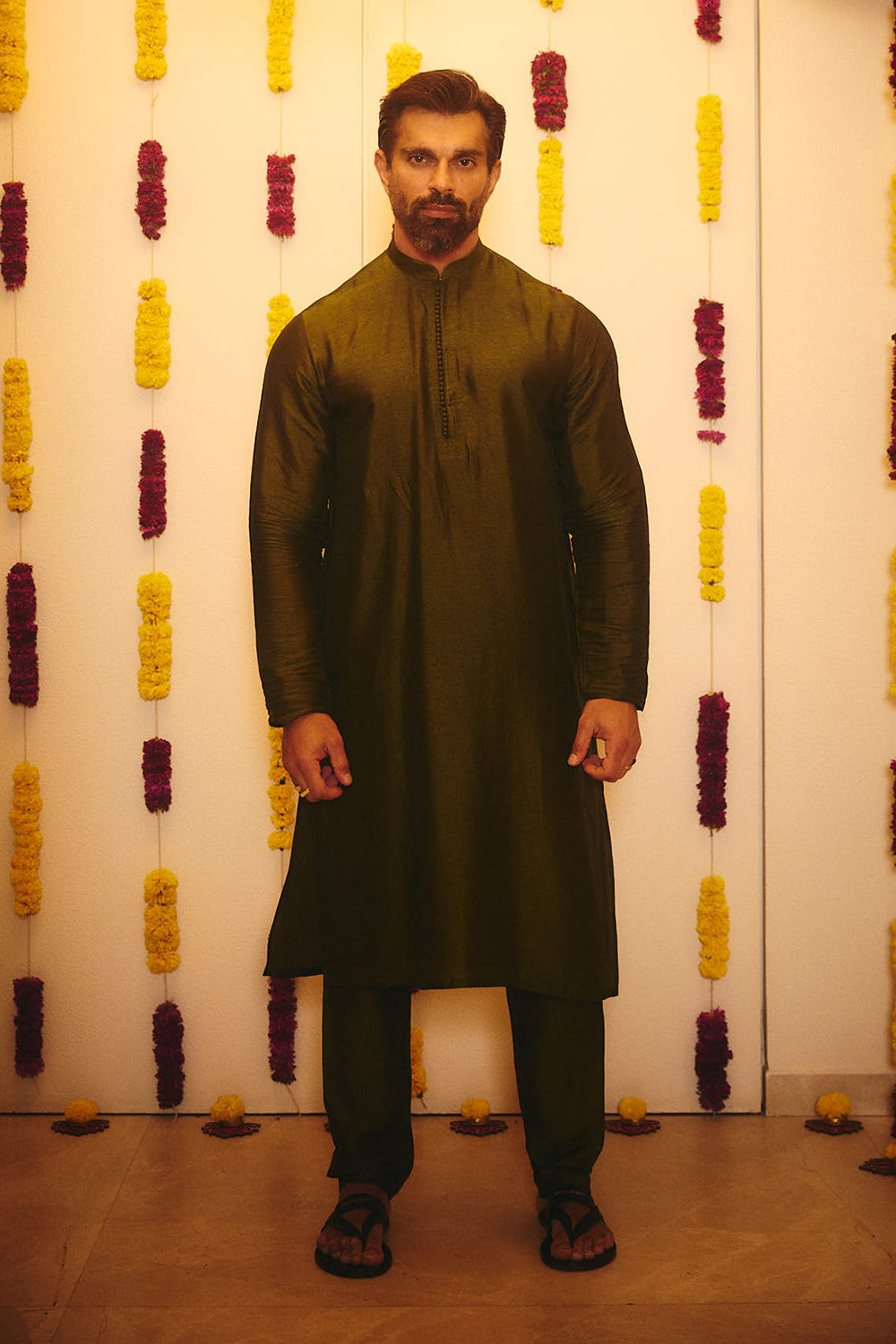 Karan Singh Grover in Farid Kurta Set