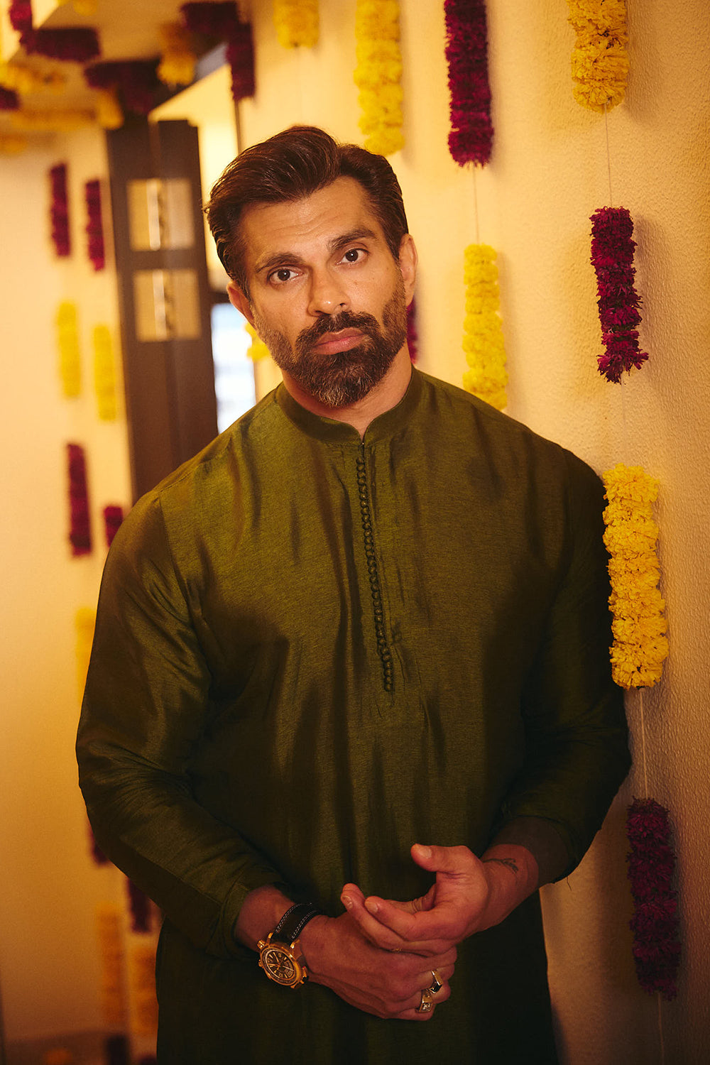Karan Singh Grover in Farid Kurta Set